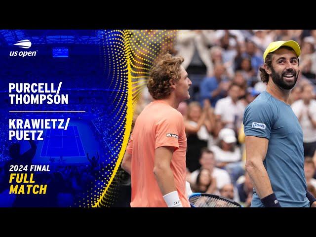 Purcell/Thompson vs. Krawietz/Puetz Full Match | 2024 US Open Final