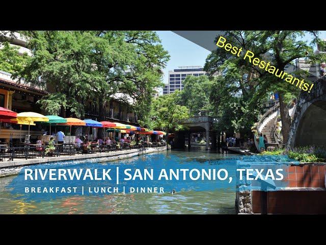 Riverwalk | San Antonio, Texas | Where to Eat | Best Restaurants | Panadería | Domingo |  Boudro's