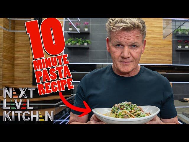 Gordon Ramsay Cooks Up a Simple and Easy Pasta Dish in Just 10 Minutes!