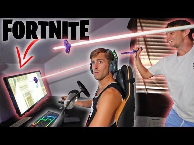 Destroyed brothers computer prank (while streaming Fortnite)