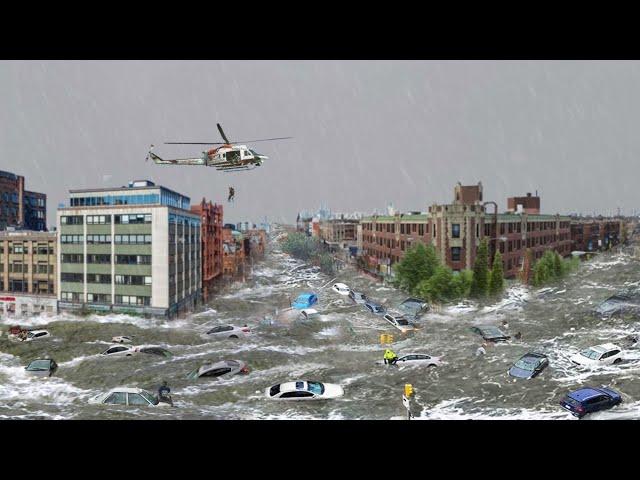 Chaos in South Africa! Massive floods hit Durban! Cars submerged, People trapped!