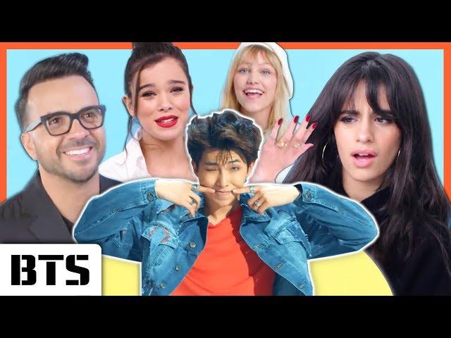 Celebrities react to BTS - "Fake Love"