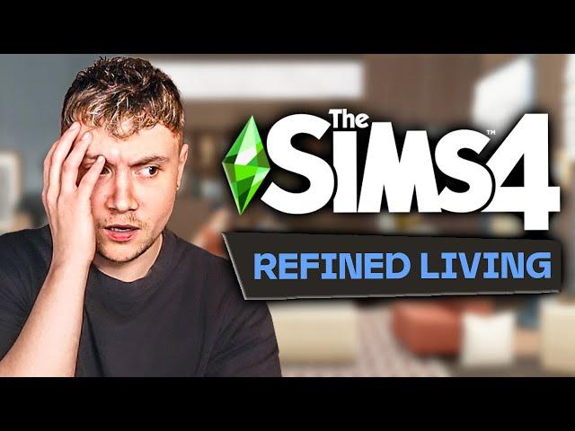 The Sims 4 Refined Living Room Kit Review