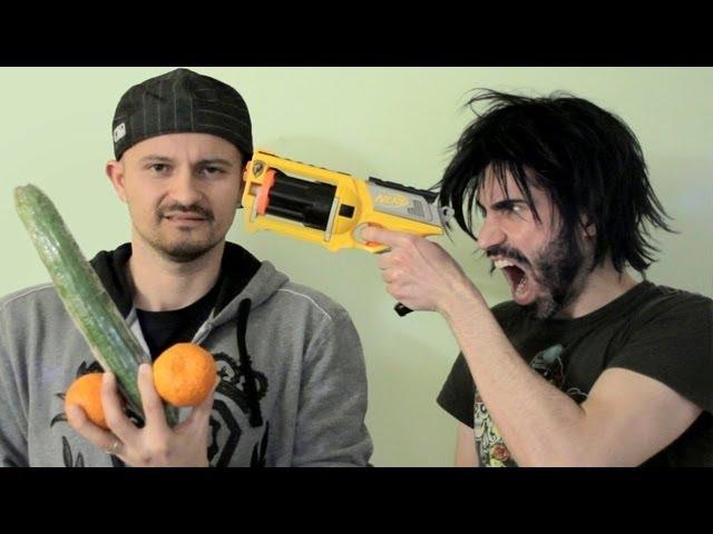 Nerf Guns VS Vegetarians