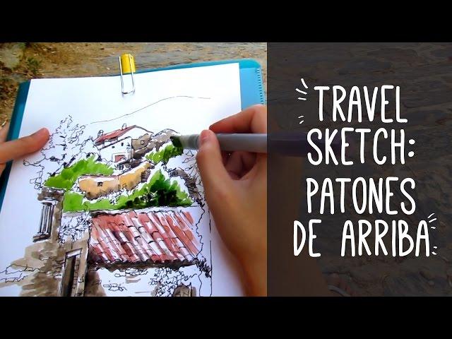 Travel Sketch: Patones de Arriba