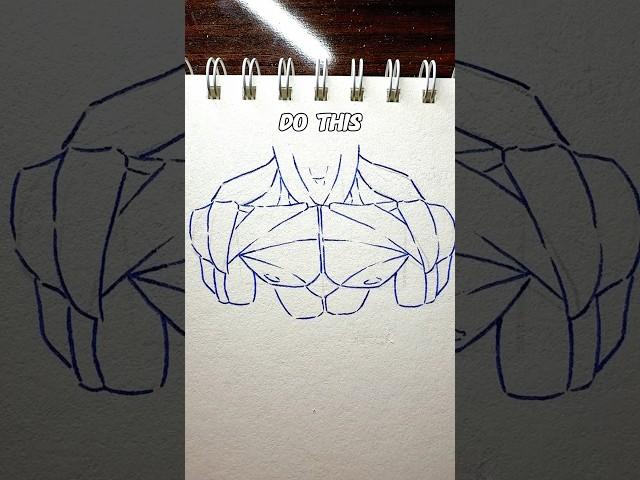 Muscles drawing tutorial EasyPeasy #howtodraw