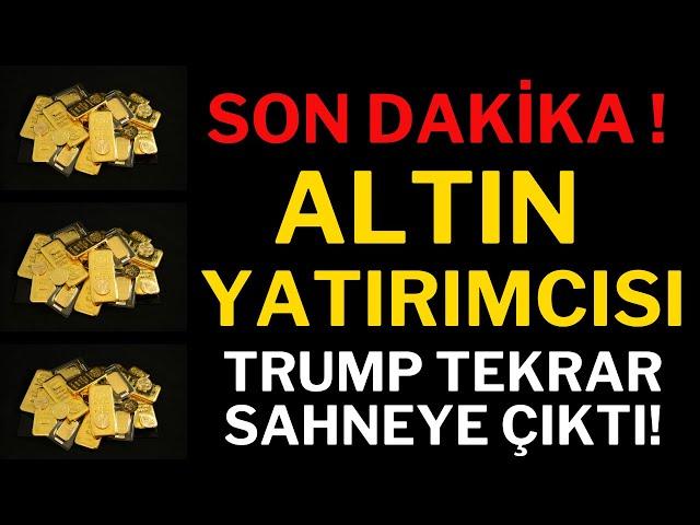 Son Dakika! Trump Avrupa'ya Salladı! Altın Ve Piyasa Hararetlendi, Borsa Dolar