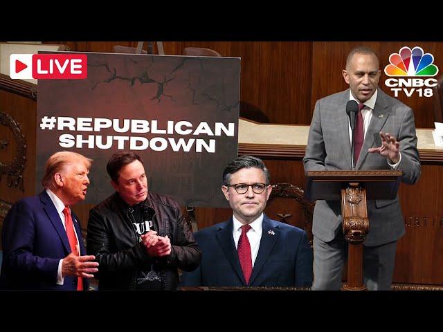 LIVE: US House Rejects Trump-Backed Plan on U.S. Government Shutdown | House GOP | Republicans |N18G