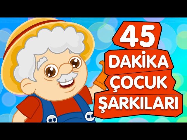 Çocuk Şarkıları 2017 - Sevimli Dostlar Çizgi Film Bebek Şarkıları 45 Dakika - Adisebaba TV