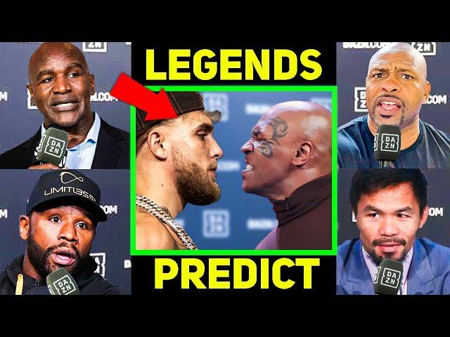 Boxing Legends PREDICT Jake Paul VS Mike Tyson..