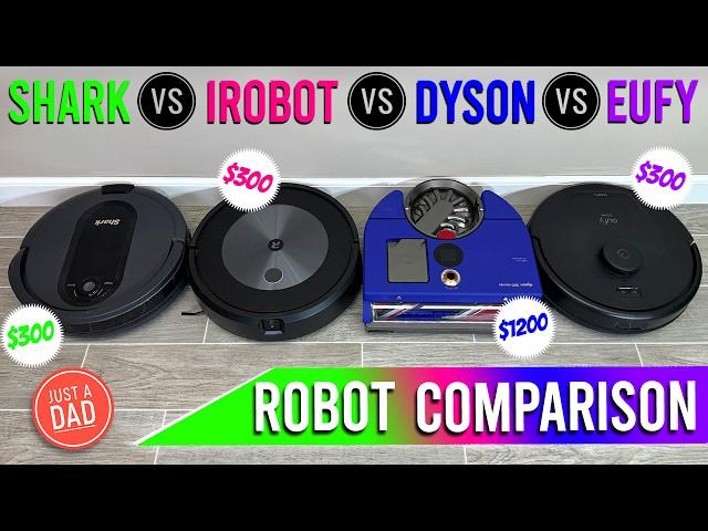 Shark IQ vs Roomba j7 vs Dyson 360 vs eufy L60 COMPARISON  *Which one would I buy* Best Robot Vacuum