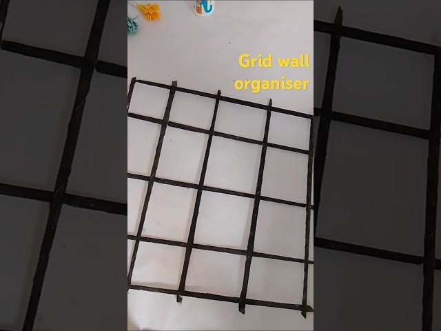grid wall organiser #diy #diy ideas #craft #crafter #art #home decor #crafterkomal
