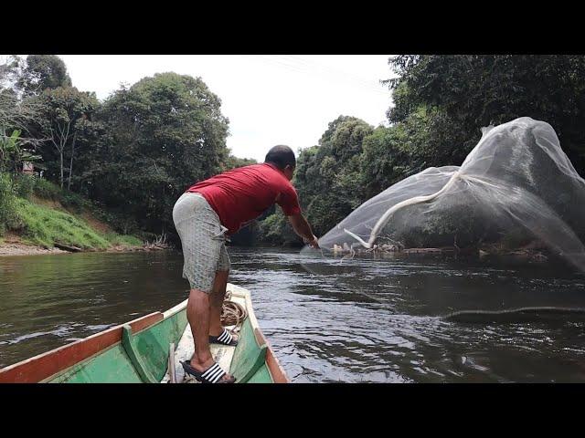 Air Yang Jernih Pasti Ada Monster // Menjala Siang Di Sungai Layar,Betong…//