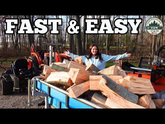 All Wood Log Splitter! Dyna Firewood Processor! Yakta Mower!