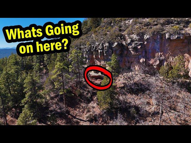 Drone Captures something UNUSUAL in the Mountains!