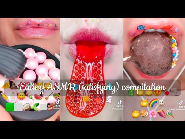 ASMR eating satisfying TikTok compilation