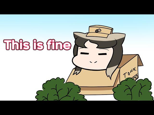 "This is fine" | War Thunder VTuber Animation