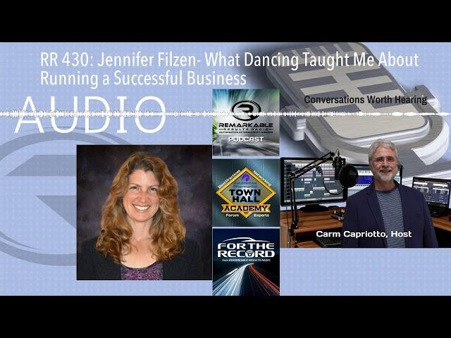 RR 430: Jennifer Filzen- What Dancing Taught Me About Running a Successful Business