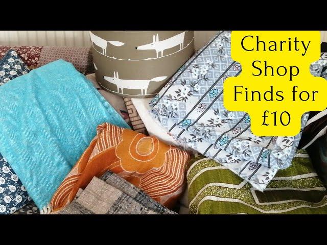 Charity shop finds for £10| Frugal living