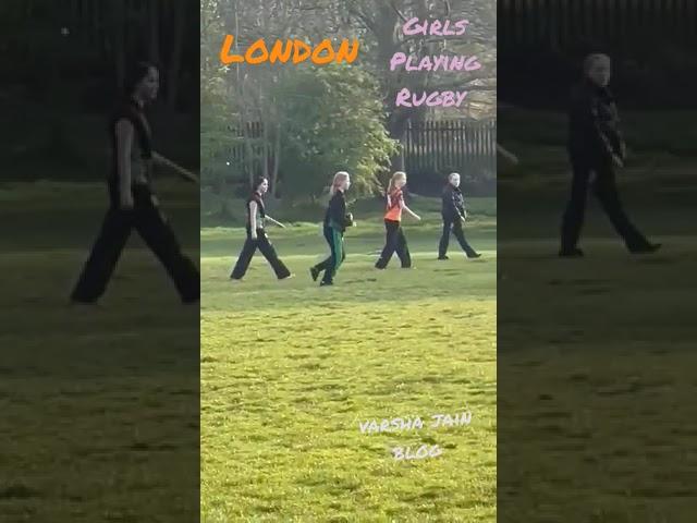 Girls Playing Rugby In London // #london #shorts