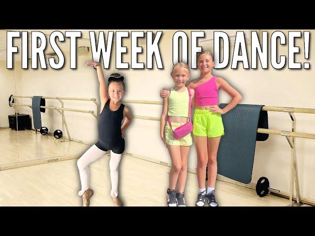 All Three Girls Start Their First Week of Dance! | New Dance Season 2024-25