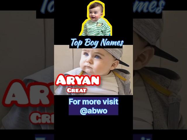 Top 5 baby boy names 2024 to 2025/ #names #baby #modernbabynames #topbabynames #top #top5 #boy