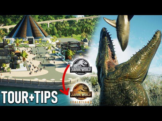Welcome to JURASSIC WORLD in Jurassic World Evolution 2