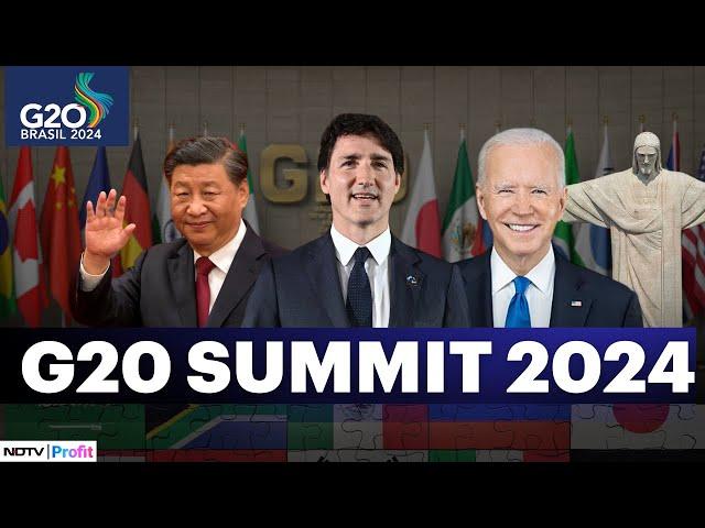 G20 Summit 2024 | Biden, Trudeau, and Xi Jinping Arrive in Brazil | NDTV Profit