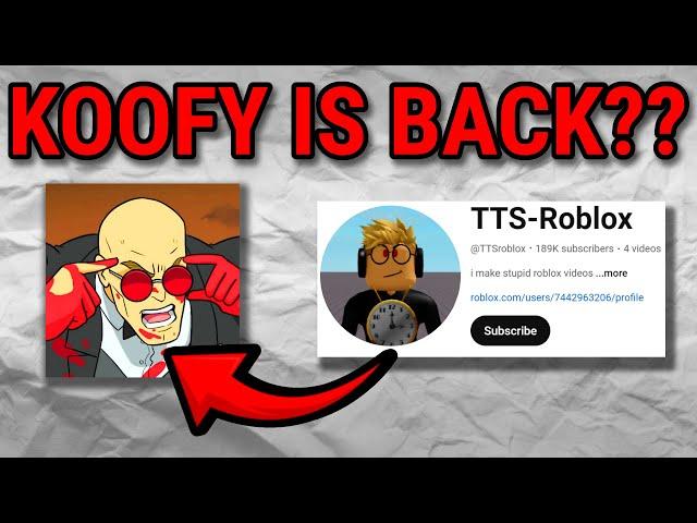 Koofy has returned?? (Roblox Drama Explained)