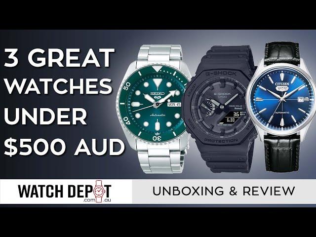 3 GREAT Watches Under 500 AUD | WatchDepot Collections | Unboxing & Review