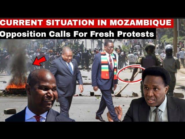 BreakingMozambique leaders Daniel Chapo & Nyusi under fire after Opposition Calls For Fresh Protest