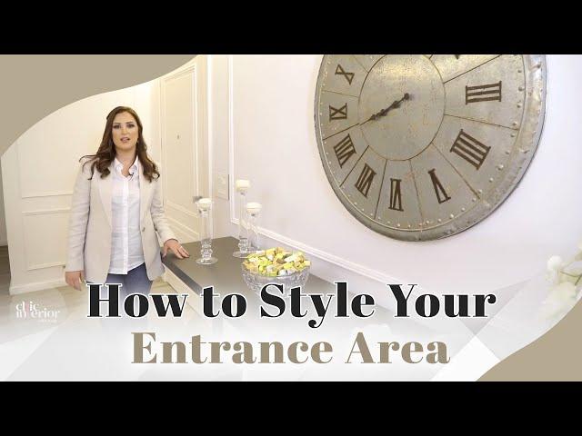 How to Style Your Entrance Area