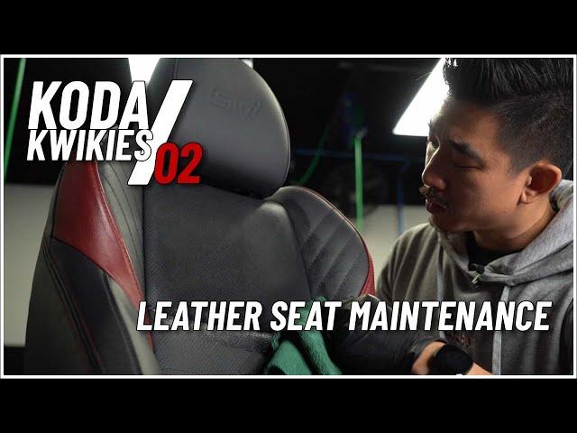 Leather Seat Maintenance || Service A La Carte