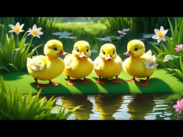 Five Little Ducks Song | Popular Nursery Rhyme & Lyrics for Kids | Fun Counting Song