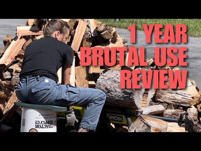 Ryobi 5 Ton Electric Log Splitter, After 1 Year of Brutal use. Is it worth it? Ultimate, Best Review