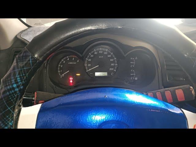 How to reset Taiming belt light (T-BELT) Toyota Hilux طريقه اطفاء لمبة لاشان تويوتا