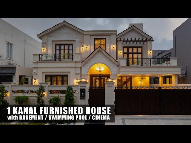 Luxurious 1 Kanal House Tour by Gourmet Homes for Sale with Basement &  Swimming Pool DHA Phase 6