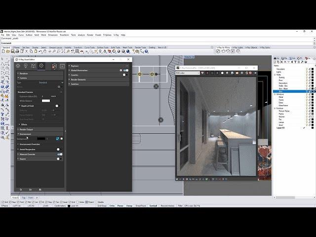 V-Ray for Rhino — Tutorial: Interior night lighting