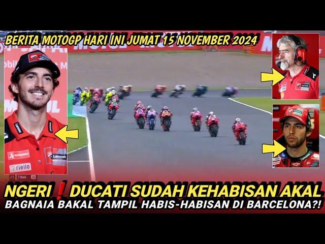 LIVE BERITA MOTOGP TERBARU HARI INI JUMAT 15 NOVEMBER 2024️MOTOGP HARI INI️MOTOGP 2024️GP TODAY