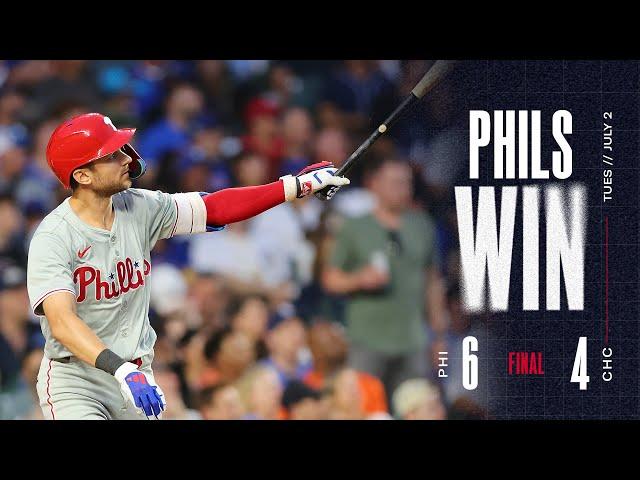 Phillies vs. Cubs Game Highlights (7/2/24) | MLB Highlights