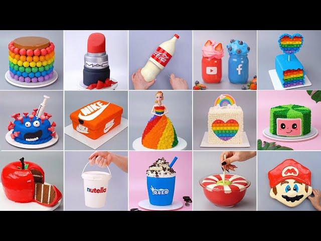 Top 1000+ Viral Cake Decorating Ideas | More Colorful Cake Decorating Compilation | Satisfying Cakes