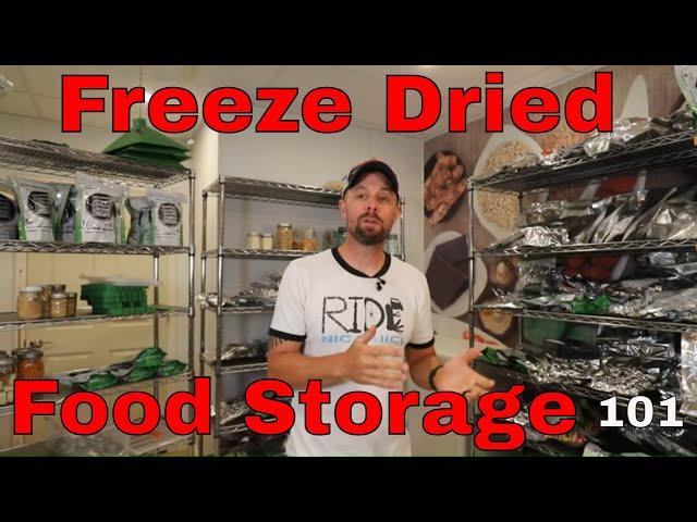 How To Store Your Freeze Dried Food -- Food Storage and Organization Tips And Tricks