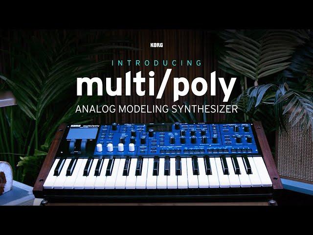 Introducing the KORG multi/poly Synthesizer