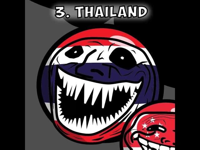 Top 5 Most Powerful Countries In Southeast asia 2024 #shorts #countryballs #southeastasia