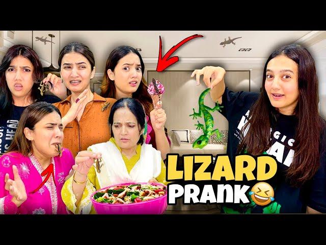 Lizard in Food Prank With Sistrology House | Rabia Faisal