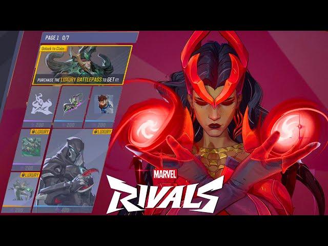 Marvel Rivals - NEW Season 1 Battle Pass (Full Showcase)