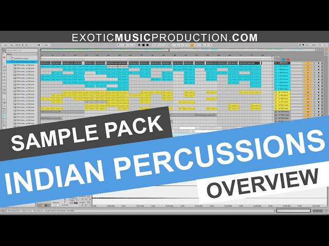 Indian Percussions | Collection of Drum Loops for Deep, Tribal, Tech and Afro House | Sample Pack