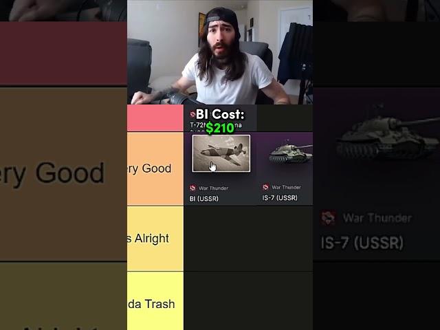 Rating The Top 10 Most Expensive Vehicles In War Thunder! 
