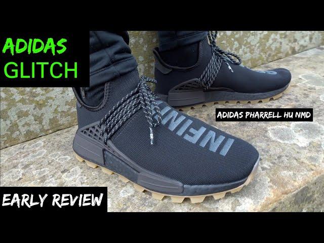 ADIDAS GLITCHED AND I GOT THESE SNEAKERS EARLY! PHARRELL HU NMD BLACK REVIEW