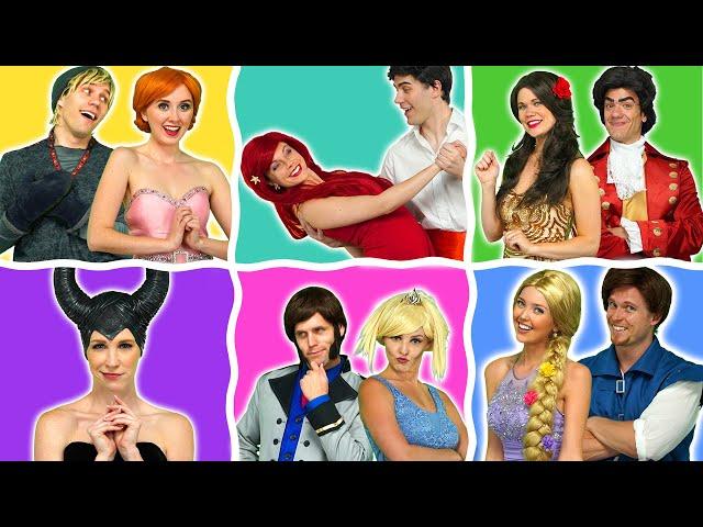 DISNEY PRINCESS MAGIC PROM! (Elsa & Hans, Anna & Kristoff, Rapunzel & Flynn, Ariel & Eric) 2019